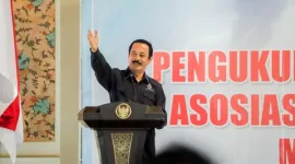Wakil Bupati Pamekasan, Fattah Jasin yang juga menjabat sebagai ketua PSSI.