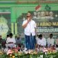 Owner PT Bawang Mas Group , H. Khoirul atau Hj. Saat menghadiri resepsi perayaan 1 abad NU di Kadur, Pamekasan.