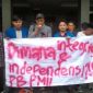 PK PMII UNUSIA Jakarta Pusat memprotes aksi yang dilakukan oleh PB PMII.