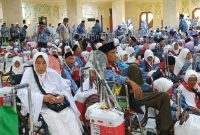 Saat pesawat delay, Saudia Airlines Di Madinah, Jemaah Haji Indonesia Kelaparan (Foto : Istimewa)