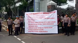 Saat mahasiswa demo dan tuntut Kejari Tapanuli Jakarta 