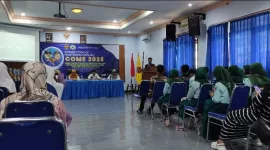 Saat pyrliants Universitas Madura Gelar Olimpiade se-Madura yang berlangsung di aula universitas Madura 