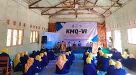 Saat pembukaan KMQ KE-6 berlangsung di Aula Yayasan Al Falah Branta Tlanakan Pamekasan (Foto : Fahrur Rozi)