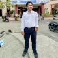 foto: Anam Khair setelah melaksanakan ujian skripsi.
