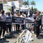 Ketua Umum Perkumpulan Pemuda Pengawal Keadilan Basri, meminta Polres Tabes Surabaya harus membebaskan ketujuh orang aktivis Jaka Jatim. (Foto: ist)
