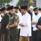 Presiden Jokowi saat melaksanakan shalat idul Fitri Dok. Setpes Presiden RI