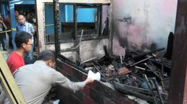 Suasana Setelah Aksi Pembakaran Dilakukan Dok. Polres Temanggung 
