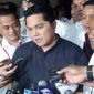 Erick Thohir saat diwawancarai media, tanyakan langsung respon mengenai aksi pan yang mendorongnya sebagai bacawapres 2024