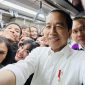 Kali ini, Kepala Negara mencoba rute LRT dari Stasiun Jati Mulya, Kabupaten Bekasi, Provinsi Jawa Barat, hingga ke Stasiun Dukuh Atas, Jakarta.