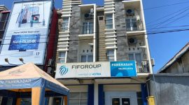 Kantor Jasa layanan pembiayaan sepeda motor FIF Pamekasan.