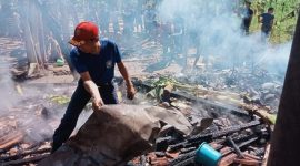 Sejumlah tempat di Pamekasan mengalami bencana alam kebaran.