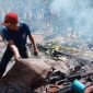 Sejumlah tempat di Pamekasan mengalami bencana alam kebaran.