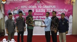 Saat Kegiatan pertama KPU Goes To Campus di IAIN Madura (Dok. KPU Pamekasan)