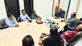 OJK Regional 4 Jawa Timur dan PWI Jatim Bahas Kemajuan di Sektor Jasa Keuangan.
