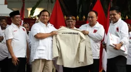 Saat Deklarasi Pro Jokowi Resmikan Dukungnya untuk menangkan Prabowo di 2024 (Dok. Indah Herawati)