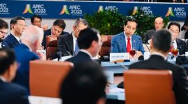 Presiden Jokowi Mendorong Kerja Sama APEC dalam Isu Perubahan Iklim di San Francisco.