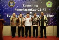 Diskominfo Pamekasan resmikan PamekasanKab-CSIRT dan sosialisasi tanggap insider siber di Ball Room Azana Hotel, Jalan Jokotole, Pamekasan.