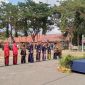 Upacara Hari Jadi ke-493 Kabupaten Pamekasan di Lapangan Nagara Bhakti Ronggosukowati, Jumat (3/11/2023).