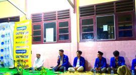 Saat Ketua Rayon Sakera Memberikan Sambutan di depan anggota dan tamu undangan (Dok. SuaraNet.id)