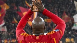 Mourinho berharap bahwa Lukaku dapat terus tampil konsisten dan membantu Roma meraih gelar juara musim ini. Foto/ist