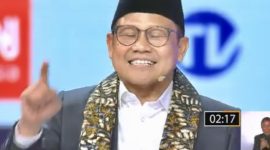 Cak Imin, Cawapres pasangan Anies Baswedan.
