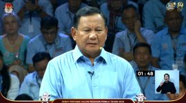 Prabowo Subianto, calon presiden nomor urut 2.