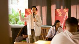 Founder Rembuk Pemuda, Aidil Pananrang, mengapresiasi penampilan ketiga cawapres, yang telah memberikan pemikiran dan gagasannya.