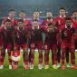 Potret Aksi Timnas Indonesia vs Irak.