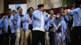 Joget yang dilakukan Prabowo Subianto dalam sejumlah momen menjadi perbincangan hingga dikenal dengan joget gemoy. (Pradita Utama/ Detikcom)