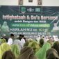 Kegiatan doa bersama yang dihadiri oleh ratusan anggota dari PAC, PAR, dan PR, serta jajaran masyaikh PCNU Pamekasan. 