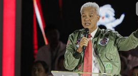 Saat Ganjar Pranowo Memberikan Closing Statement pada Debat Capres Ketiga (Dok.Indopositiv)