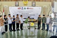PWI Pamekasan saat lounching MCC guna meminimalisir pelanggaran atas nama wartawan.