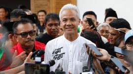 Saat siaran Pers setelah kampanye Akbar di Bogor | Dok. Mediakita
