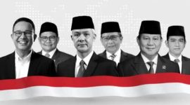 Tiga pasangan calon presiden Republik Indonesia 2024 Dok. Datakita