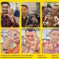 Hasil tangkapan layar menampilkan sejumlah PPS di Jember lakukan pose jari 1, 2, dan 3.