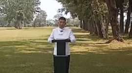 tangkap layar video viral seorang pria mengaku nabi.
