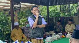 Rudi Susanto menyampaikan tekadnya untuk memajukan daerah di berbagai sektor di hadapan masyarakat Pamekasan.