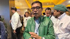 Saat diwawancarai oleh awak media terkait kekalahan PPP Dok. Bicarapolitik