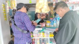 Sosialisasi larangan rokok ilegal.