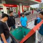 Polres Pamekasan melakukan pengecekan di sejumlah Stasiun Pengisian Bahan Bakar Umum (SPBU) di Kabupaten Pamekasan. (foto: humas polres)