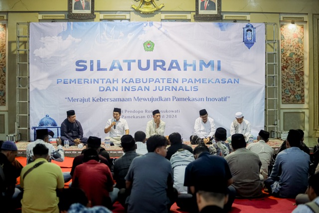  Pemkab Pamekasan Gelar Buka Bersama Media, Perkuat Silaturahmi.
