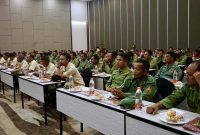 Sosialisasi Ketentuan Perundang-undangan di Bidang Cukai pada acara Peningkatan Kapasitas Linmas dalam Rangka Pengamanan Pemilukada 2024 Kabupaten Pamekasan. (doc: beacukaimadura)