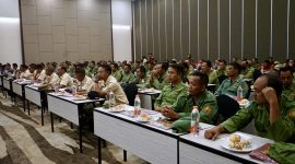 Sosialisasi Ketentuan Perundang-undangan di Bidang Cukai pada acara Peningkatan Kapasitas Linmas dalam Rangka Pengamanan Pemilukada 2024 Kabupaten Pamekasan. (doc: beacukaimadura)