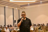 H. Her. dalam acara Diskusi Bawang Mas Grup menjelang Pilkada di Pamekasan.