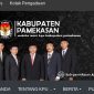 Tangkapan layar di situs resmi KPU Kabupaten Pamekasan (https://kab-pamekasan.kpu.go.id/) pada pukul 00.30 WIB, Jumat 28 Juni 2024.