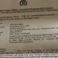 surat laporan Polres Pamekasan.