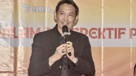 Rudy Susanto di acara Simposium Kepemimpinan Pamekasan.