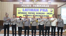 Polres Pamekasan Gelar Pelatihan Pra Operasi, Tingkatkan Kemampuan Personel dalam Menegakkan Disiplin Berlalu Lintas.