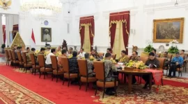 Gelar Rapat Tertutup Presiden Joko Widodo Bahas mengenai persiapan IAF BALI 2024 (Sekretaris Presiden Dokumen)
