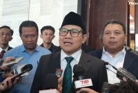 Muhaimin Iskandar, saat memberikan keterangan Didepan Awak Media (Dok. TVP)
